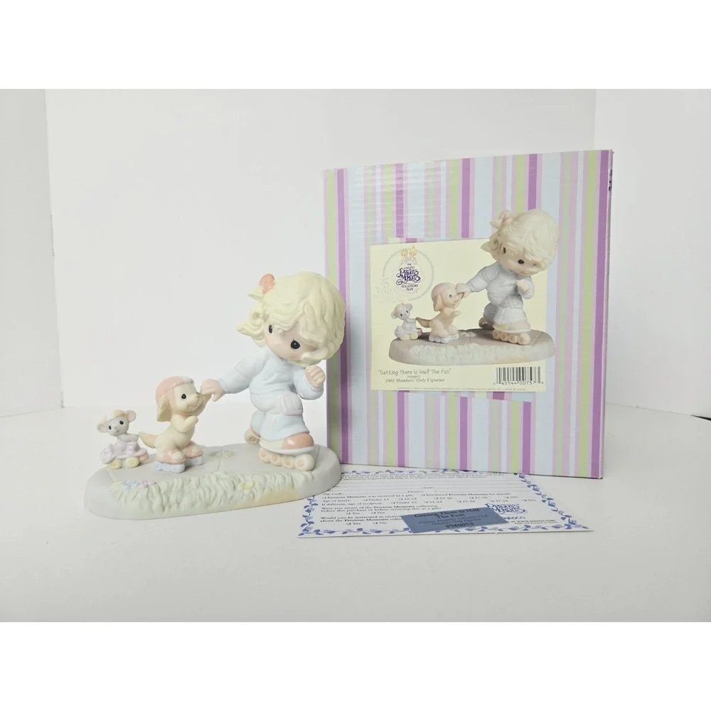 Enesco Precious Moments figurine wbox Getting there is half the fun Members Only